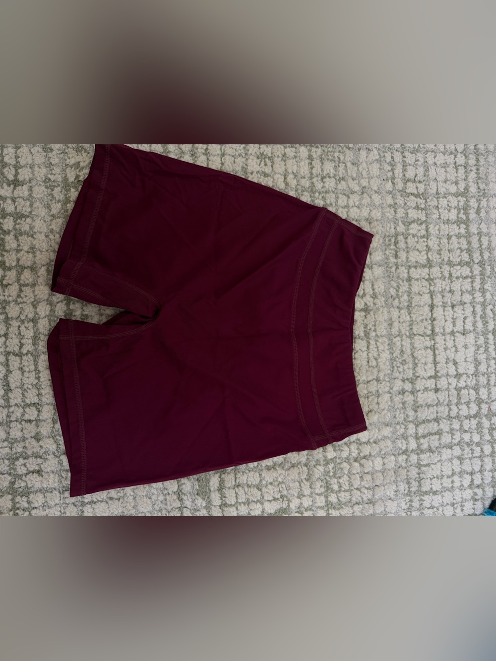 Amazon Women's Athletic Shorts in Burgundy